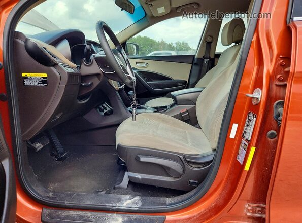 5XYZT3LBXJG522014 2018 HYUNDAI SANTA Orange Widok naklejki z numerem VIN