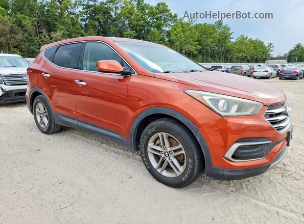 5XYZT3LBXJG522014 2018 HYUNDAI SANTA Orange Widok deski rozdzielczej