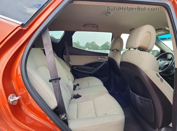 5XYZT3LBXJG522014 2018 HYUNDAI SANTA Orange 