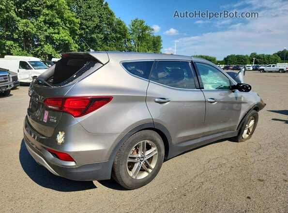 5XYZTDLB0JG569686 2018 HYUNDAI SANTA Black Rear right