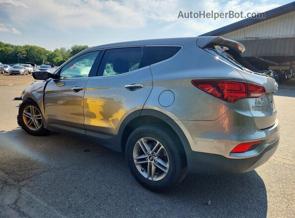 5XYZTDLB0JG569686 2018 HYUNDAI SANTA Black Rear left