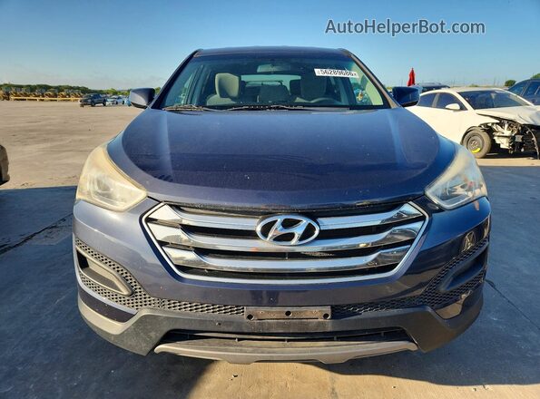 5XYZTDLB1GG323626 2016 HYUNDAI SANTA Blue Front view