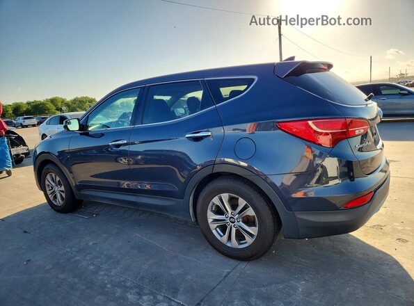5XYZTDLB1GG323626 2016 HYUNDAI SANTA Blue Rear left