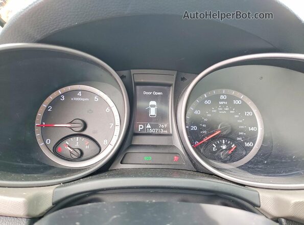 5XYZTDLB1GG323626 2016 HYUNDAI SANTA Blue Instrument cluster view