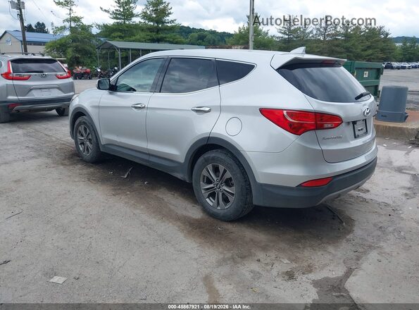 5XYZTDLB1GG368274 2016 HYUNDAI SANTA FE SPORT Silver Trasero izquierdo