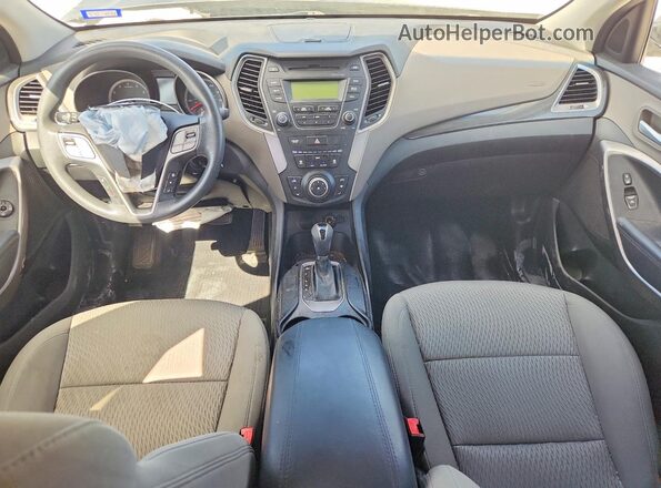 5XYZTDLB1GG373104 2016 HYUNDAI SANTA Gray Dashboard view