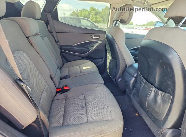 5XYZTDLB1GG373104 2016 HYUNDAI SANTA Gray Rear seats view