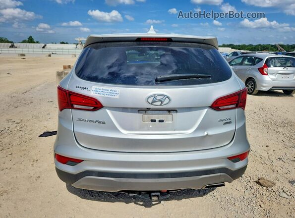 5XYZTDLB1HG393998 2017 HYUNDAI SANTA Silver Widok z tyłu