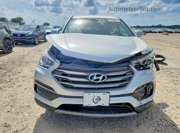 5XYZTDLB1HG393998 2017 HYUNDAI SANTA Silver Widok z przodu