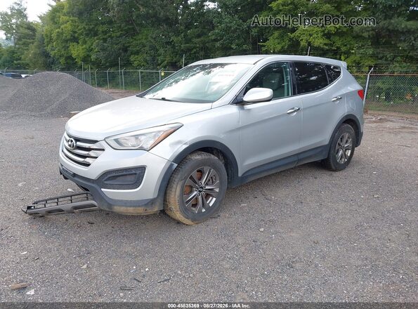 5XYZTDLB2GG323439 2016 HYUNDAI SANTA FE SPORT Silver Передня ліва чверть
