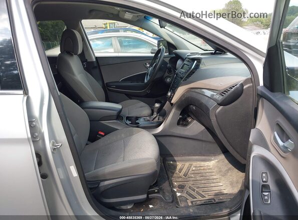 5XYZTDLB2GG323439 2016 HYUNDAI SANTA FE SPORT Silver Вид салону спереду
