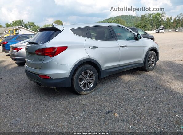 5XYZTDLB2GG323439 2016 HYUNDAI SANTA FE SPORT Silver Задня права чверть