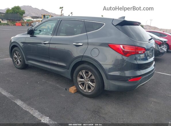 5XYZTDLB2GG345943 2016 HYUNDAI SANTA FE SPORT Серый Задняя левая четверть