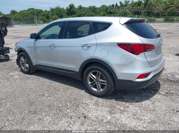 5XYZTDLB2JG552159 2018 HYUNDAI SANTA FE SPORT Silver Հետևի ձախ