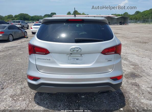 5XYZTDLB2JG552159 2018 HYUNDAI SANTA FE SPORT Silver 