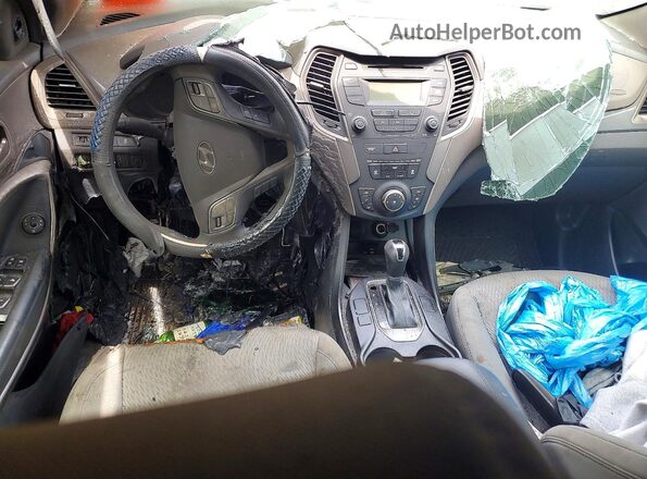 5XYZTDLB3GG349449 2016 HYUNDAI SANTA Black Vista del salpicadero