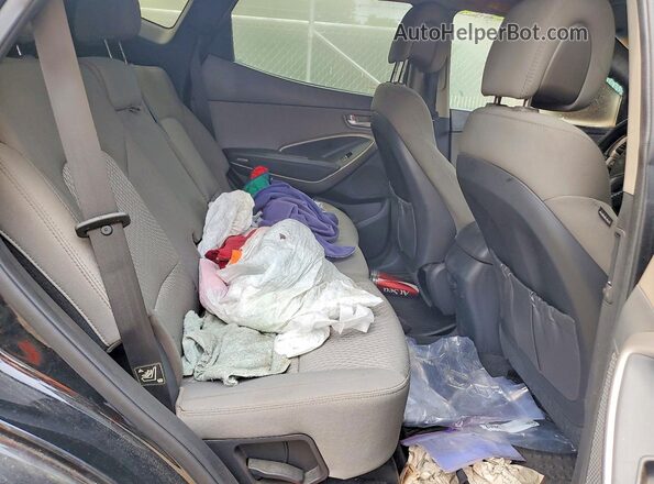 5XYZTDLB3GG349449 2016 HYUNDAI SANTA Black Vista interior trasera