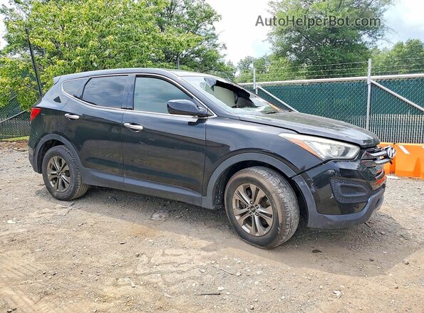 5XYZTDLB3GG349449 2016 HYUNDAI SANTA Black Delantero derecho