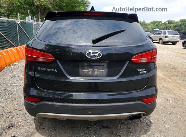 5XYZTDLB3GG349449 2016 HYUNDAI SANTA Black Vista trasera