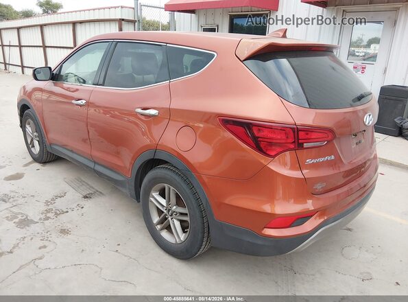 5XYZTDLB3HG459449 2017 HYUNDAI SANTA FE SPORT Orange Задня ліва чверть
