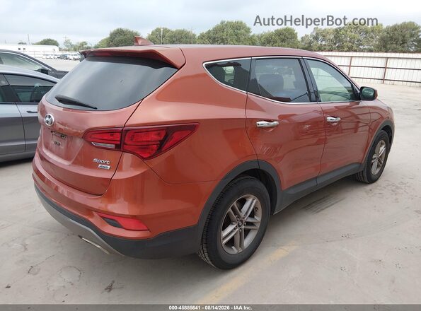 5XYZTDLB3HG459449 2017 HYUNDAI SANTA FE SPORT Orange Задня права чверть