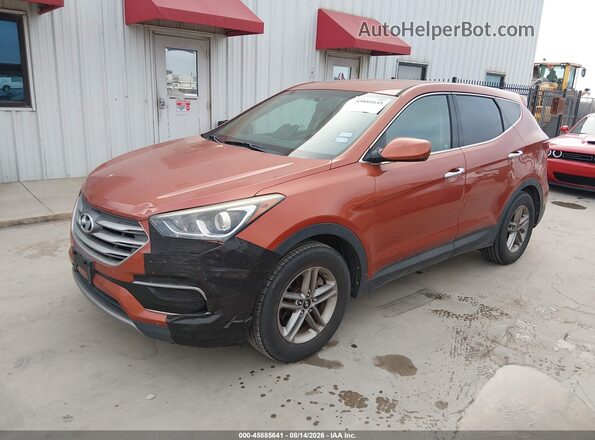5XYZTDLB3HG459449 2017 HYUNDAI SANTA FE SPORT Orange Передня ліва чверть