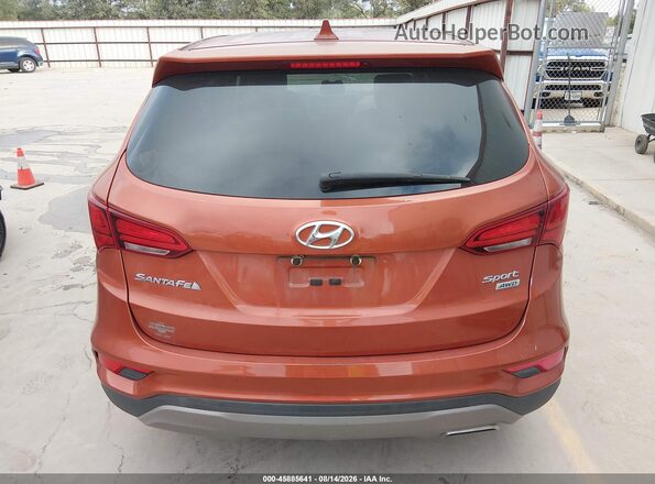 5XYZTDLB3HG459449 2017 HYUNDAI SANTA FE SPORT Orange 