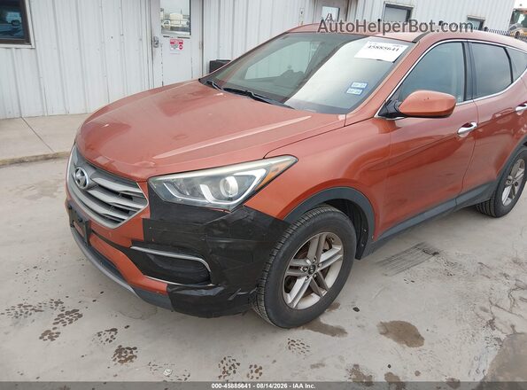 5XYZTDLB3HG459449 2017 HYUNDAI SANTA FE SPORT Orange Вид спереду