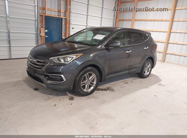 5XYZTDLB3HG469012 2017 HYUNDAI SANTA FE SPORT Gray წინა მარცხენა ხედი სამი მეოთხედიდან