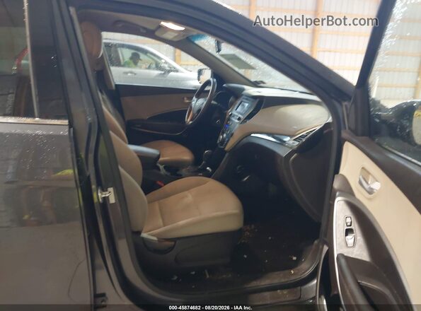 5XYZTDLB3HG469012 2017 HYUNDAI SANTA FE SPORT Gray წინა სალონის ხედი