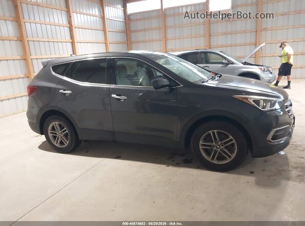 5XYZTDLB3HG469012 2017 HYUNDAI SANTA FE SPORT Gray უკანა სალონის ხედი