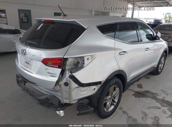 5XYZTDLB3JG544930 2018 HYUNDAI SANTA FE SPORT Silver Tył prawy