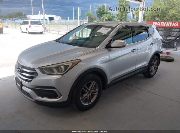 5XYZTDLB3JG544930 2018 HYUNDAI SANTA FE SPORT Silver Przód lewy