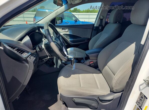 5XYZTDLB4GG329906 2016 HYUNDAI SANTA White Widok wnętrza z przodu