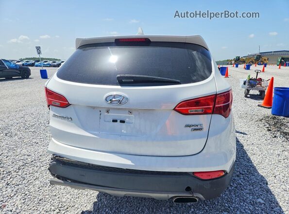 5XYZTDLB4GG329906 2016 HYUNDAI SANTA White Widok z tyłu