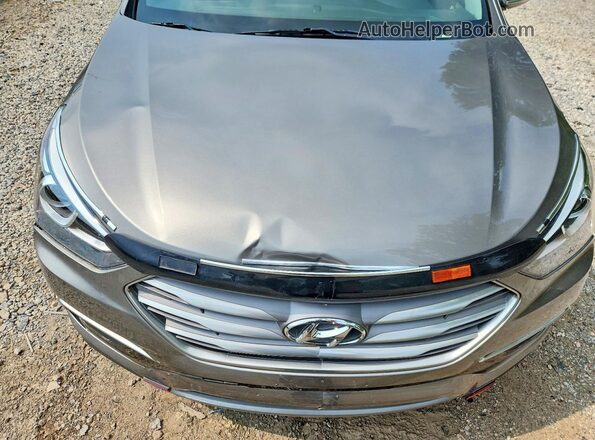 5XYZTDLB4HG442675 2017 HYUNDAI SANTA Silver ძრავის განყოფილების ხედი