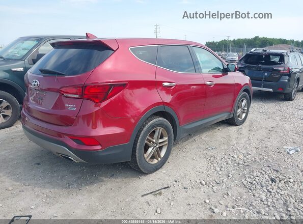 5XYZTDLB4HG453319 2017 HYUNDAI SANTA FE SPORT Red Tył prawy