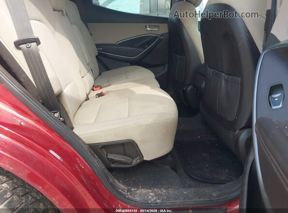 5XYZTDLB4HG453319 2017 HYUNDAI SANTA FE SPORT Red Widok naklejki z numerem VIN