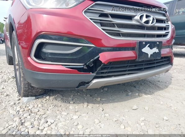 5XYZTDLB4HG453319 2017 HYUNDAI SANTA FE SPORT Red Widok z przodu