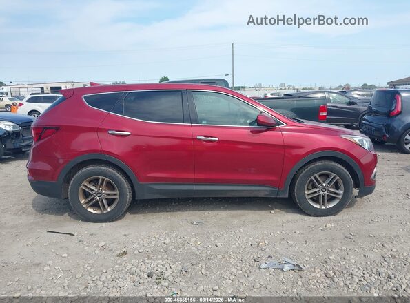 5XYZTDLB4HG453319 2017 HYUNDAI SANTA FE SPORT Red Widok wnętrza z tyłu
