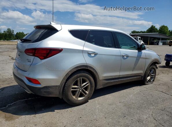 5XYZTDLB4HG495263 2017 HYUNDAI SANTA Серебряный Задняя правая четверть