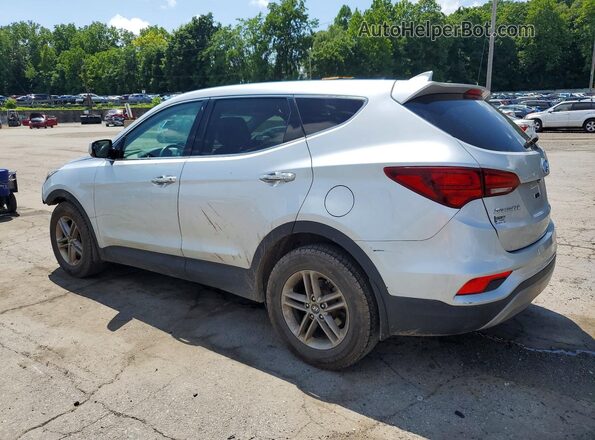 5XYZTDLB4HG495263 2017 HYUNDAI SANTA Серебряный Задняя левая четверть