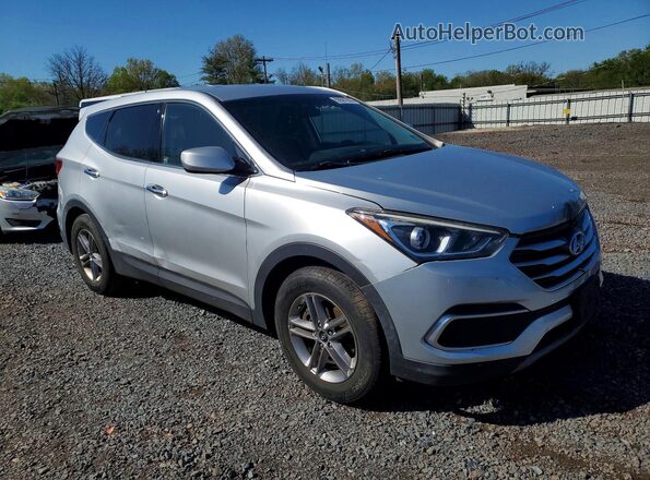 5XYZTDLB4JG564118 2018 HYUNDAI SANTA Silver Передня права чверть