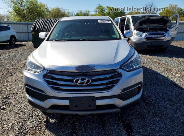 5XYZTDLB4JG564118 2018 HYUNDAI SANTA Silver Вид спереду