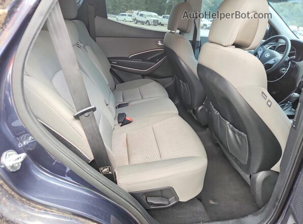 5XYZTDLB5GG353194 2016 HYUNDAI SANTA Gray Widok wnętrza z tyłu