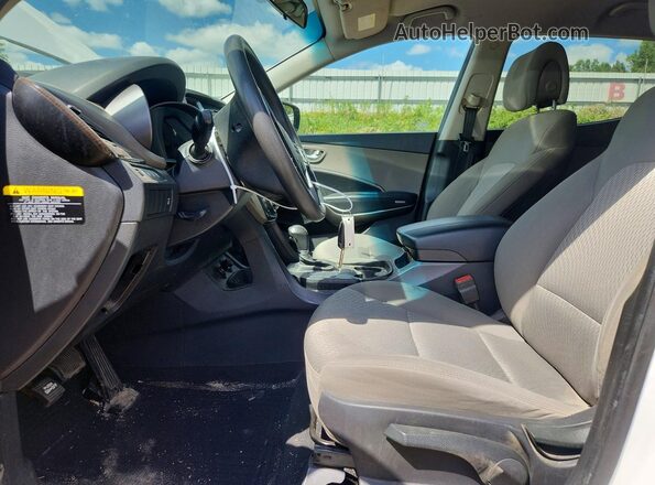 5XYZTDLB5HG413394 2017 HYUNDAI SANTA White Vista interior delantera