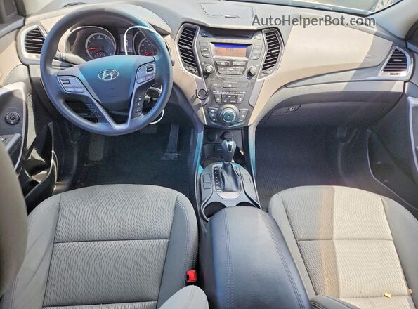 5XYZTDLB6GG367685 2016 HYUNDAI SANTA White Вид щитка приладів