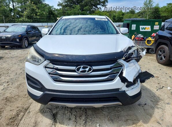 5XYZTDLB6GG367685 2016 HYUNDAI SANTA White Вид ззаду
