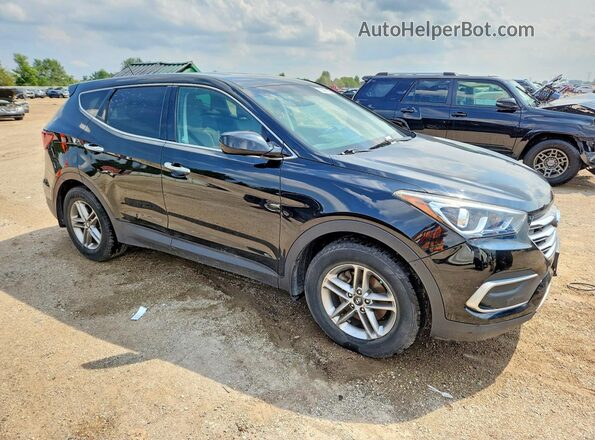 5XYZTDLB6JG530178 2018 HYUNDAI SANTA Black Delantero derecho