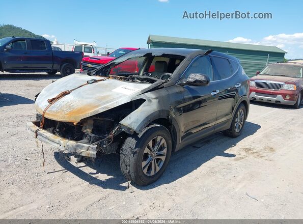 5XYZTDLB7GG377982 2016 HYUNDAI SANTA FE SPORT Черный Передняя левая четверть